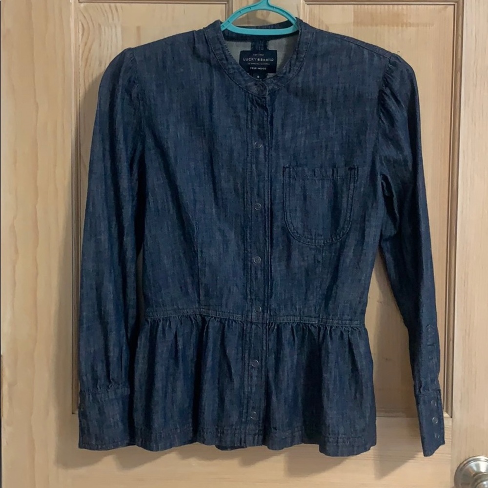 Dark Blue Blouse